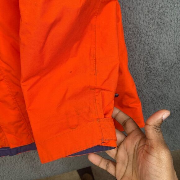 North Face Hyvent 3 in 1 Jacket Mens Medium Orange Shell Only - Picture 6 of 16